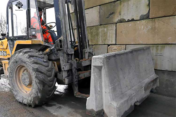 نحوه جابجایی نیوجرسی بتنی