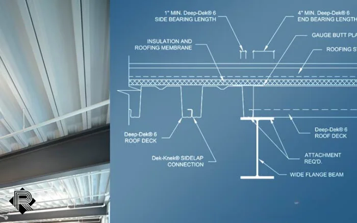طراحی سقف عرشه فولادی